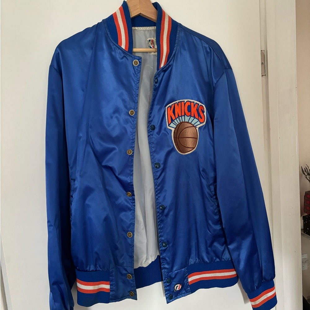 Vintage 90s New York Knicks bomber jacket
